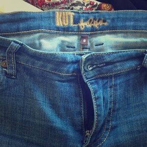 Kut from the Kloth medium wash boot cut jeans